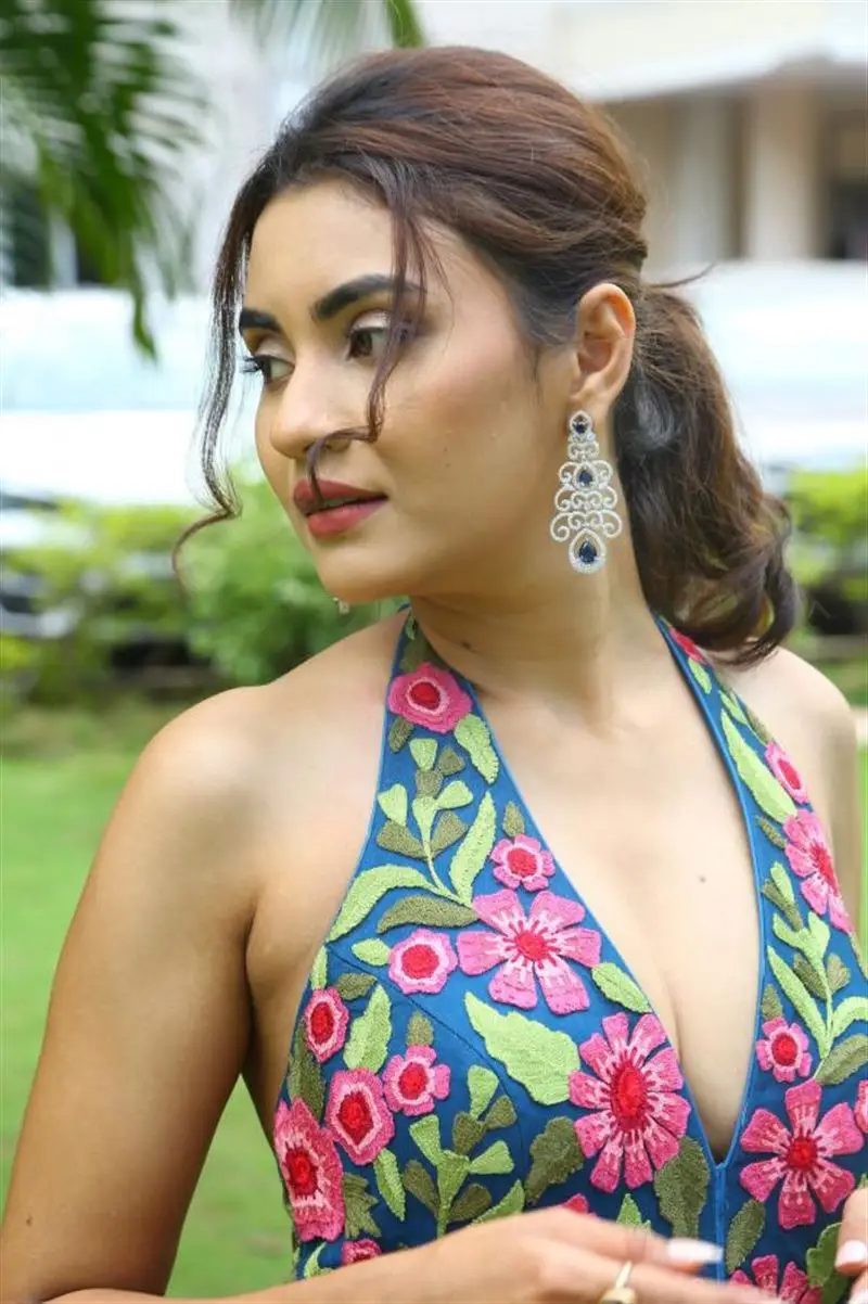 Telugu Actress Garima Chouhan at Seetha Kalyana Vaibhogame Movie Press Meet